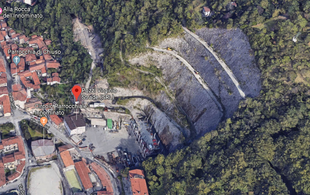 Il Comitato dice no al deposito di inerti nella cava di Chiuso