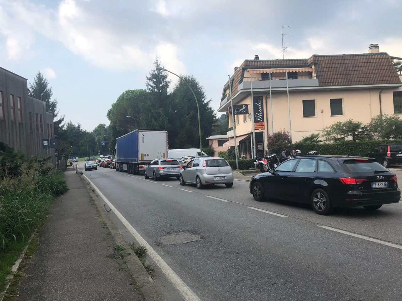 Ponte di Paderno chiuso: strade trafficate FOTO E VIDEO