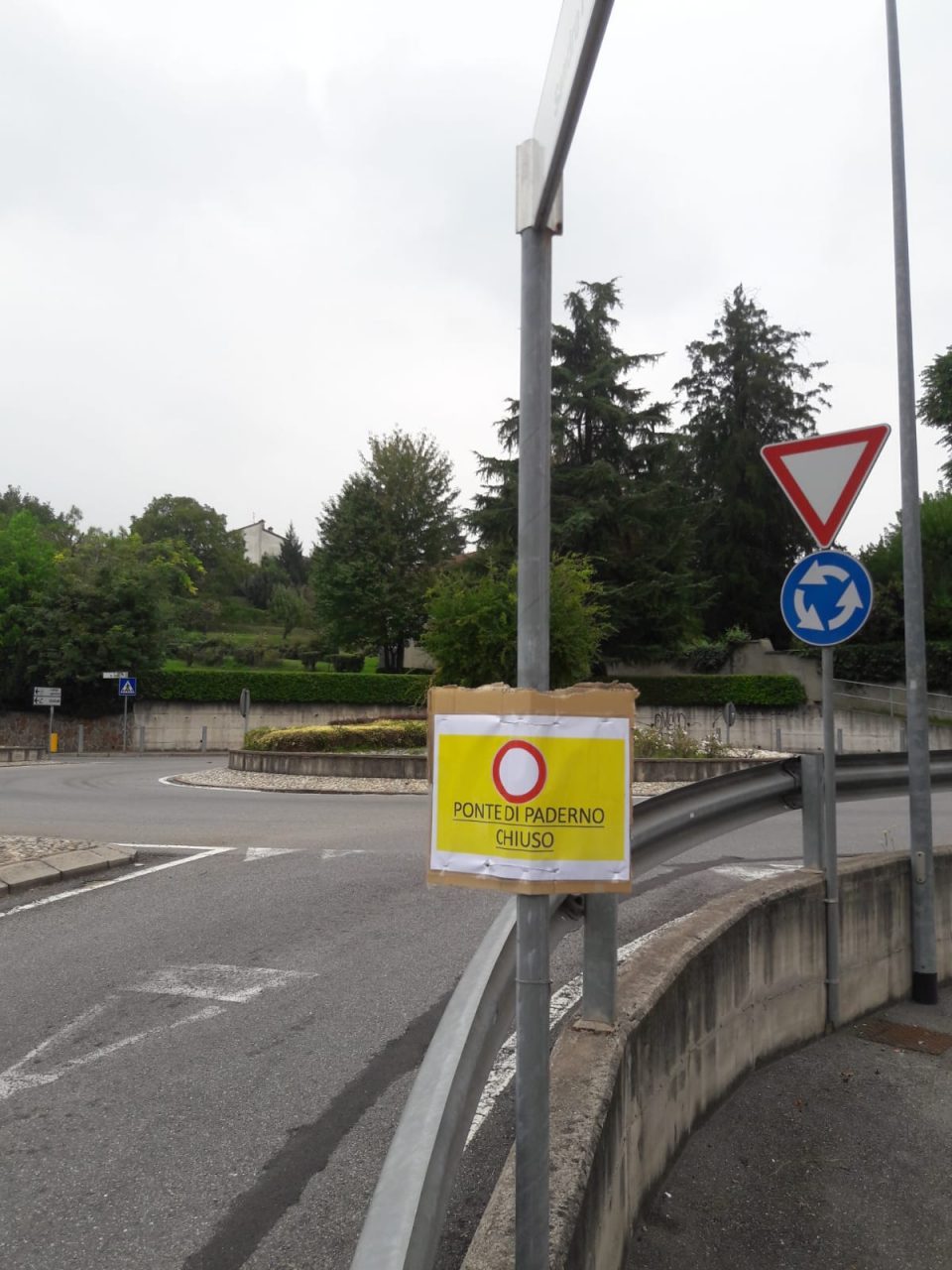 Ponte di Paderno chiuso: traffico bloccato FOTO E VIDEO