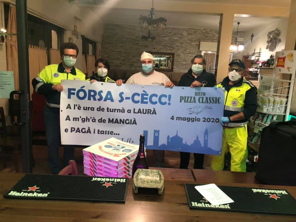 Emergenza Covid-19: il pizzaiolo raggiunge l’obiettivo FOTO
