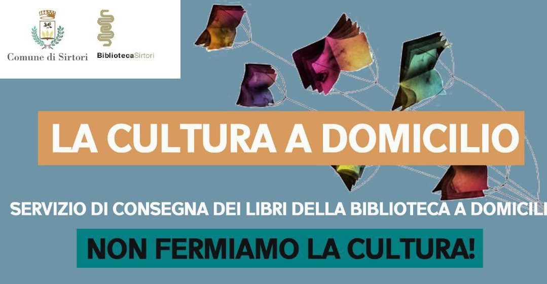 “Cultura a domicilio”, il Comune attiva un nuovo servizio