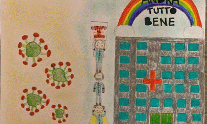 I disegni dei bimbi per gli eroi dell’ospedale di Merate FOTOGALLERY e VIDEO