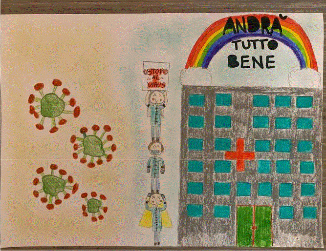 I disegni dei bimbi per gli eroi dell’ospedale di Merate FOTOGALLERY e VIDEO