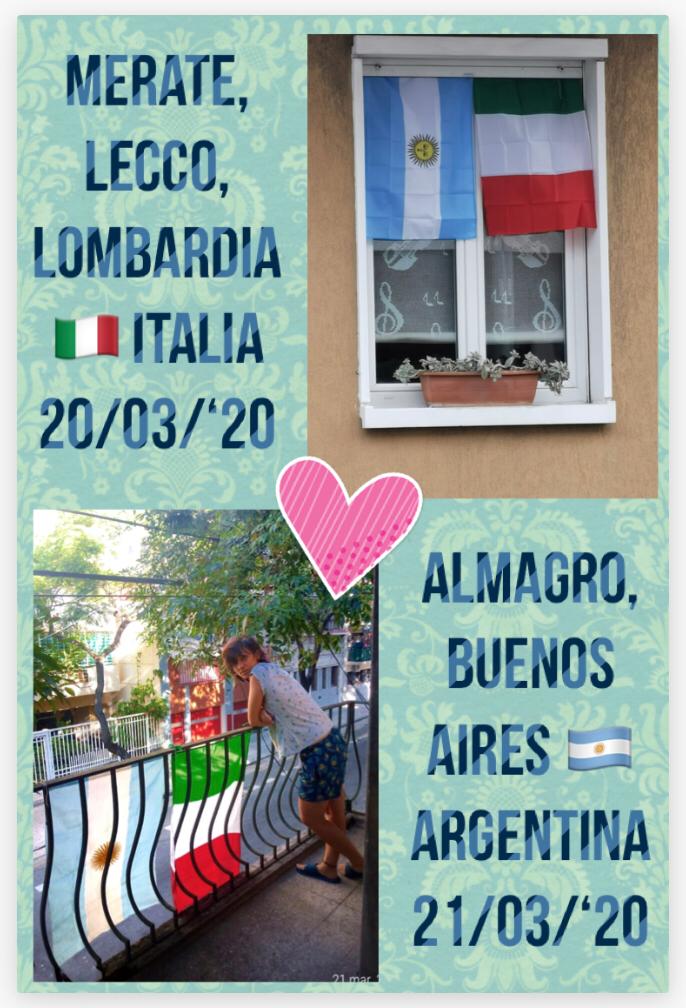 Lettera da una meratese in Argentina: “Ce la faremo, non dubitate!”