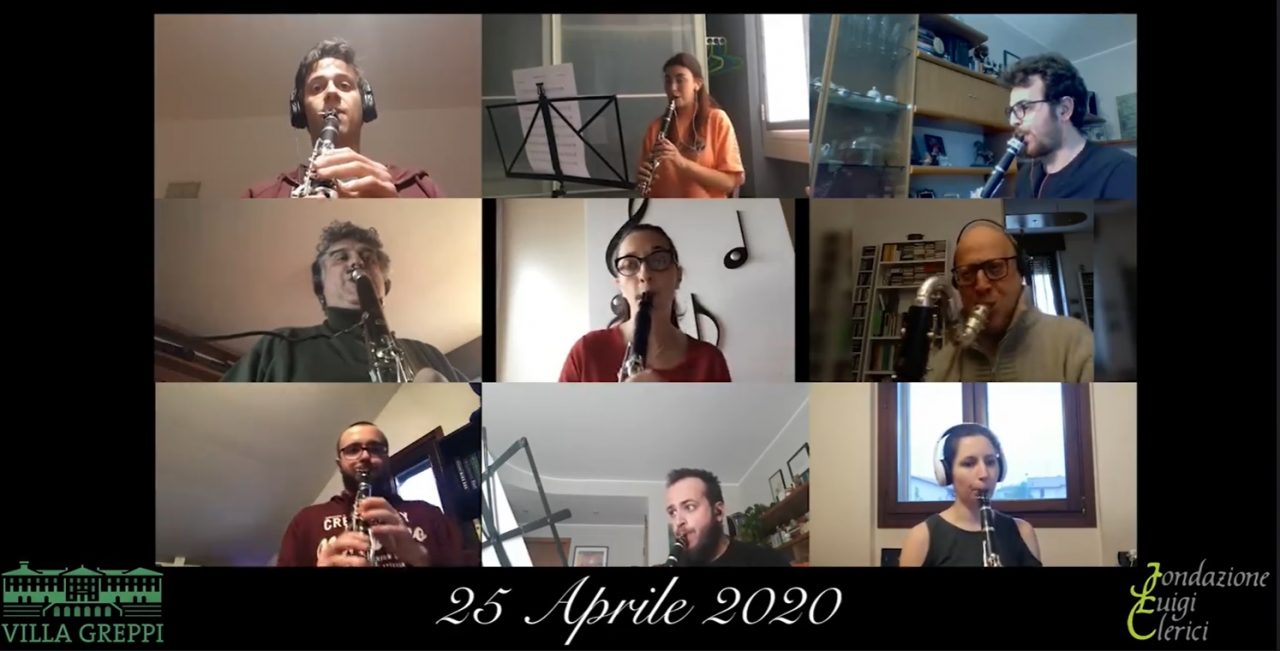 Il 25 aprile di Villa Greppi: l’inno di Mameli suonato “virtualmente” dalla scuola di musica VIDEO
