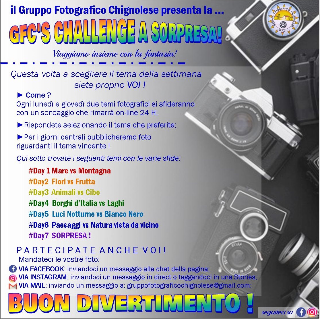 Il Gruppo fotografico chignolese presenta la nuova challenge