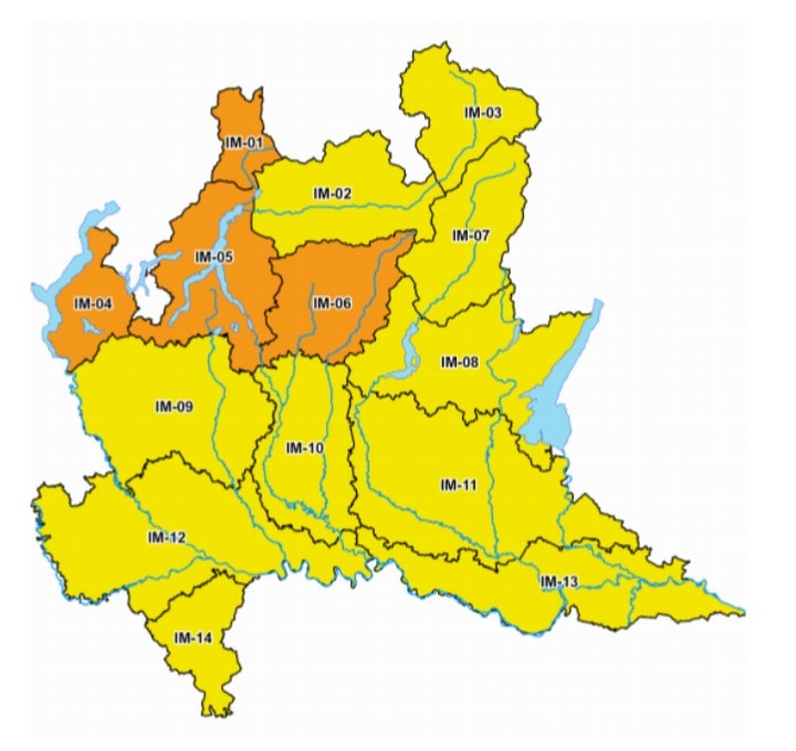 Rischio idrogeologico: scatta l’allerta meteo arancione in provincia di Lecco