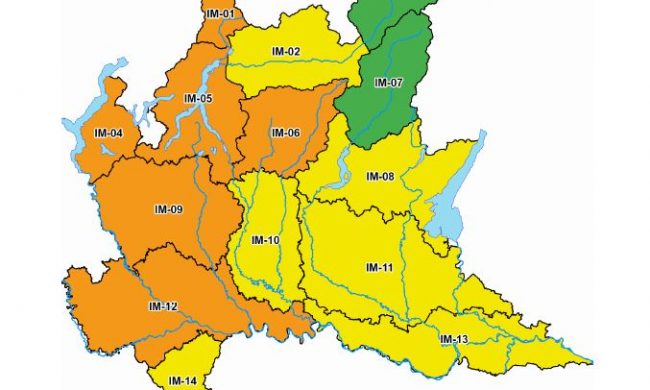 Temporali forti  e rischio idrogeologico: nuova allerta meteo arancione nel lecchese