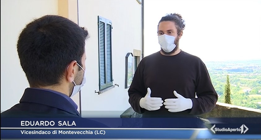 Il vicesindaco di Montevecchia in Tv a Studio Aperto: “In collina solo con la prenotazione a un ristorante”