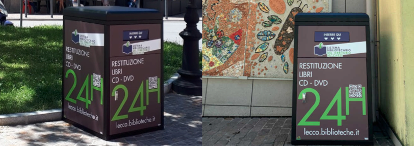 8 nuovi box per la restituzione dei libri nelle biblioteche