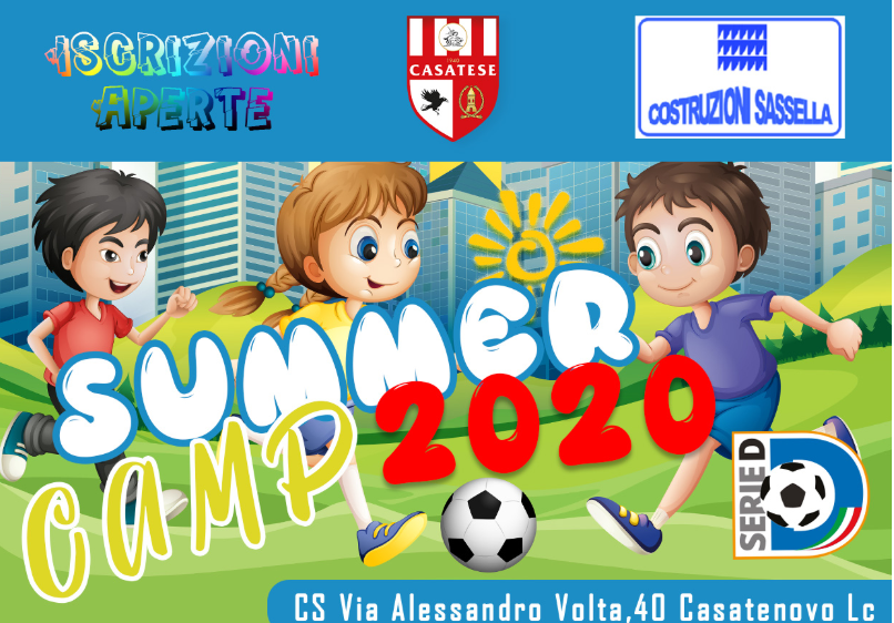 Il centro estivo dell’Usd Casatese è pronto a partire