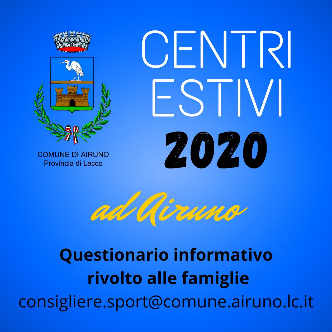 Airuno, si va verso l’organizzazione del centro estivo