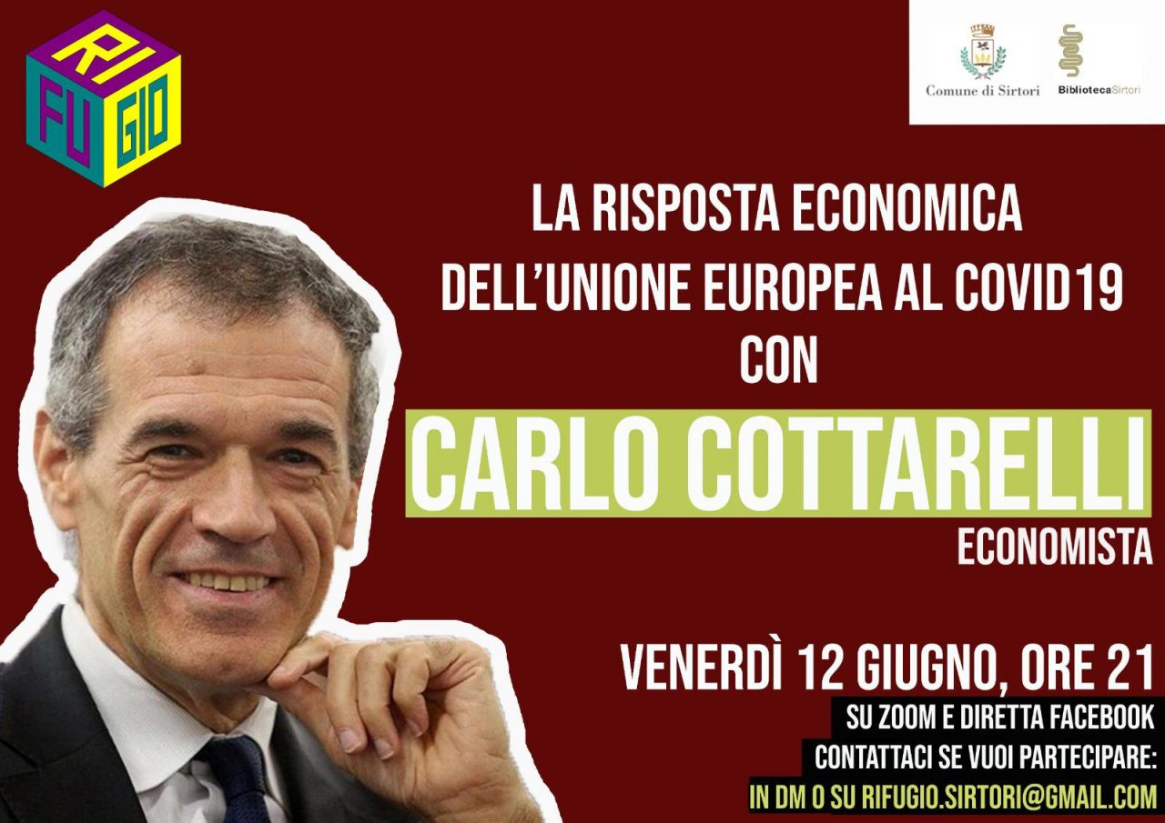 Carlo Cottarelli incontra i giovani del gruppo Ri.Fu.Gio