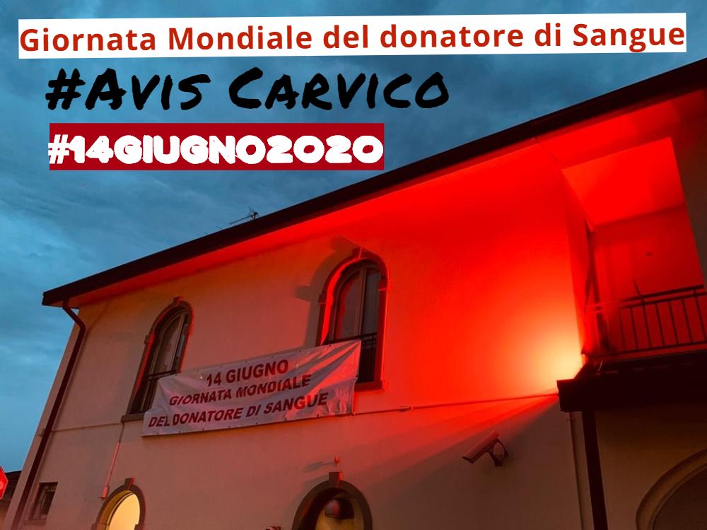 Giornata del donatore di sangue, la sede delle associazioni si tinge di rosso
