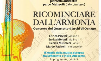 "Ricominciare dall'Armonia": un concerto per la Festa della Musica