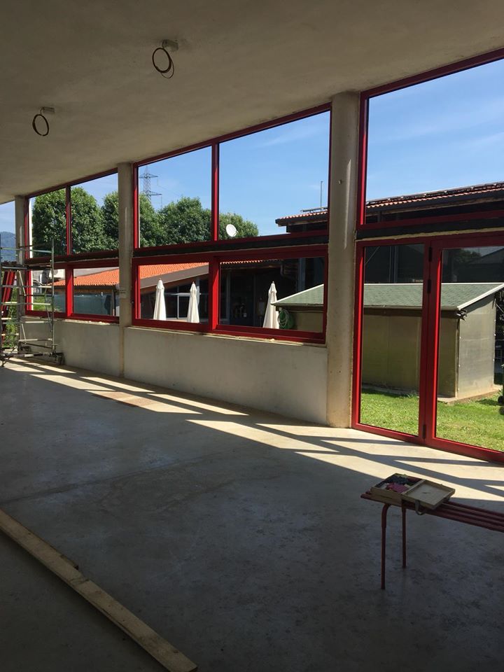 Area feste: lavori in corso in via Rossini FOTO