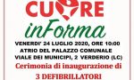 Verderio: settimana prossima verranno inaugurati tre nuovi defibrillatori donati dagli imprenditori del paese