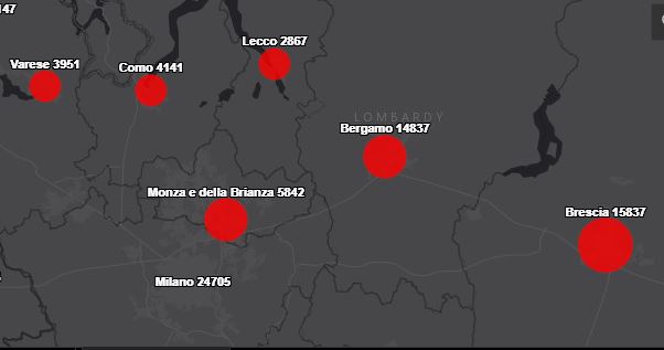 Coronavirus: ecco dove sono aumentati i casi nel Lecchese nell’ultima settimana