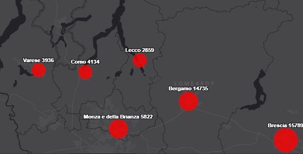 Coronavirus: la situazione da inizio epidemia nel Meratese e Casatese