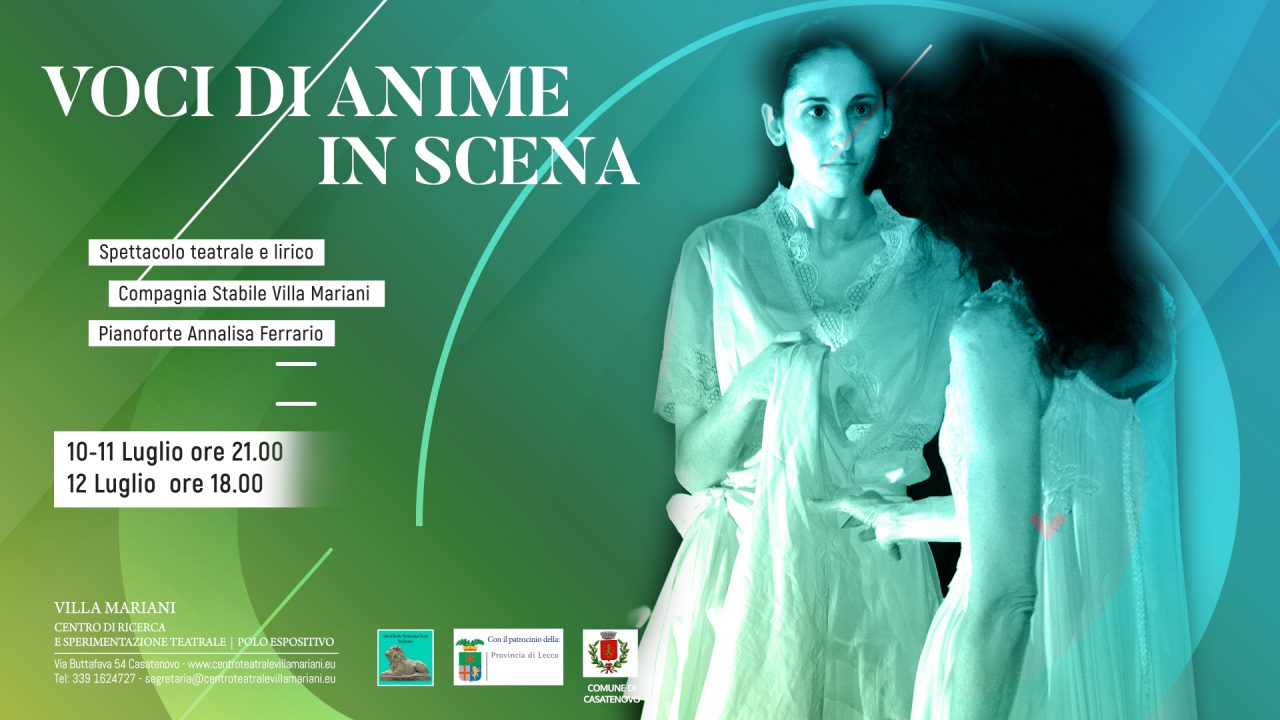 “Voci di anime in scena” a Villa Mariani