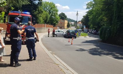 Incidente vicino all’ospedale, due coinvolti FOTO e VIDEO