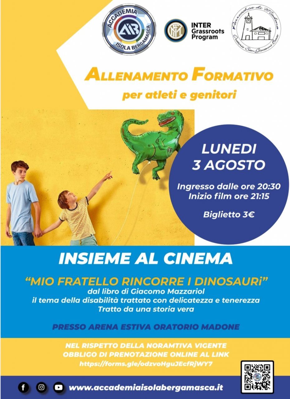 L’Accademia Isola Bergamasca si allena… al cinema