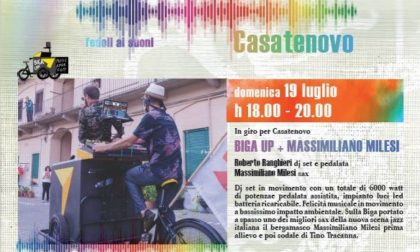 "Suoni Mobili": un dj set a pedalata assistita a Casatenovo