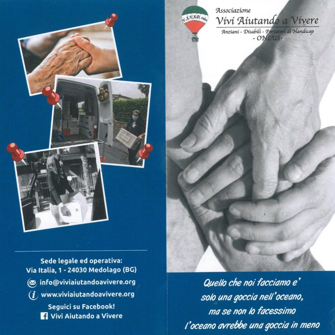 “Vivi aiutando a vivere” raccoglie fondi per le persone in difficoltà