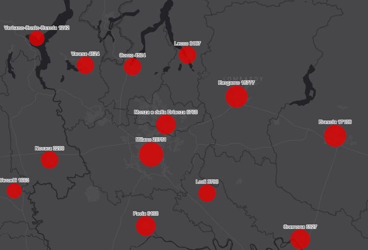 Coronavirus: i Comuni più colpiti nel Lecchese