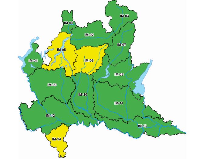 Allerta meteo: codice giallo rischio temporali forti