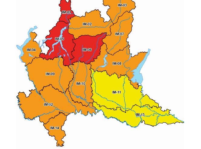 Allerta meteo elevata a codice rosso sul Lecchese