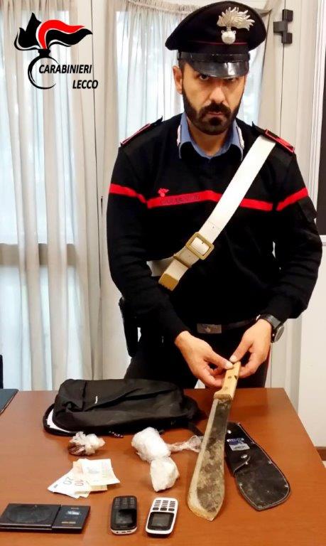 Droga: arrestato un giovane pusher nel Lecchese