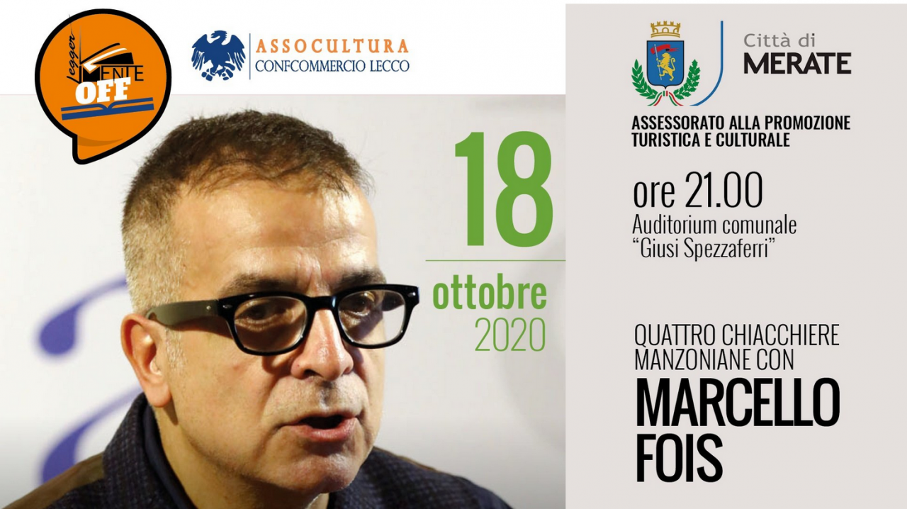 Merate: quattro chiacchiere manzoniane con Marcello Fois