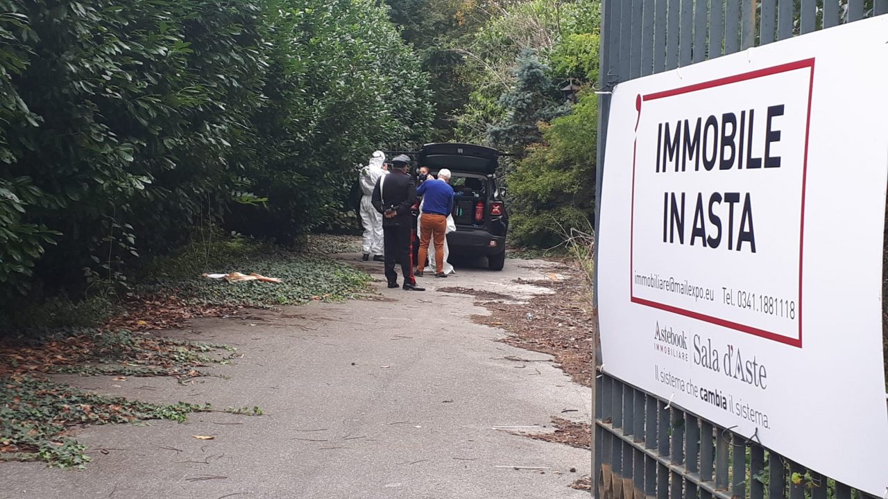 Trovato un cadavere in Villa Ciardi: mistero sull’identità FOTO