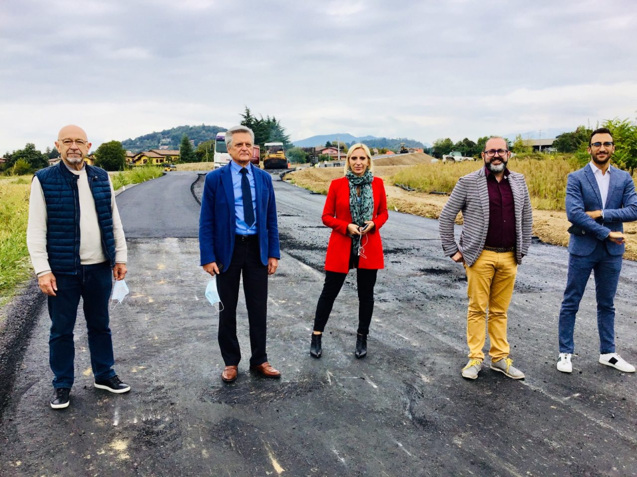 Variante di Calusco, sopralluogo sull’opera che eliminerà il traffico dal paese