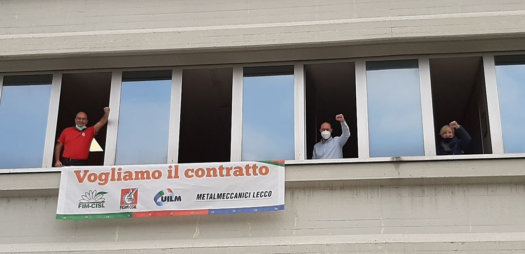 Alta adesione dei metalmeccanici lecchesi allo sciopero