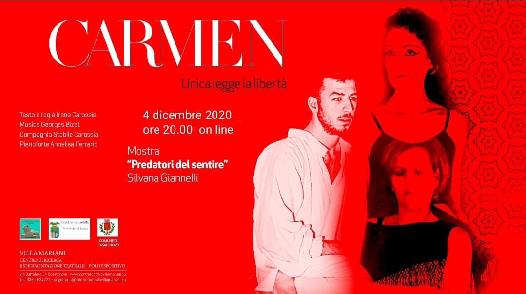 Villa Mariani: la “Carmen” va in scena online
