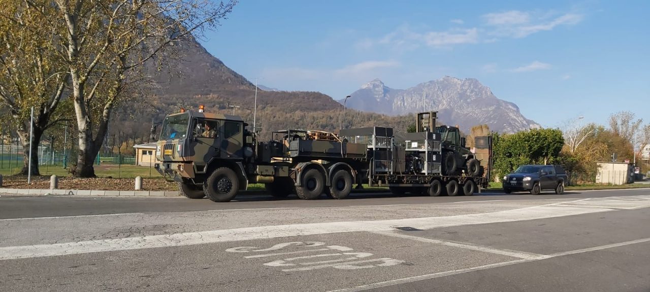 Tamponi al Bione: a Lecco è arrivato l’Esercito per allestire il punto prelievi