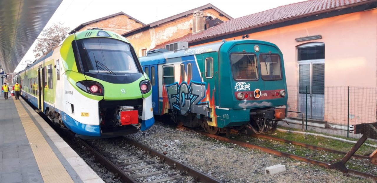 Il nuovo treno Donizetti è entrato in servizio sulla Lecco-Bergamo
