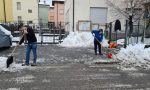 Cisano, non solo eventi: la Pro Loco presente per spalare la neve FOTO