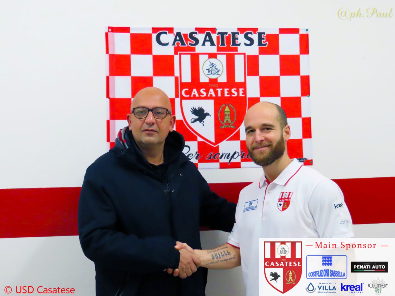 Moreno alla Casatese, il commento del ds Viganò: “Abbiamo chiuso il mercato con il botto finale” FOTO