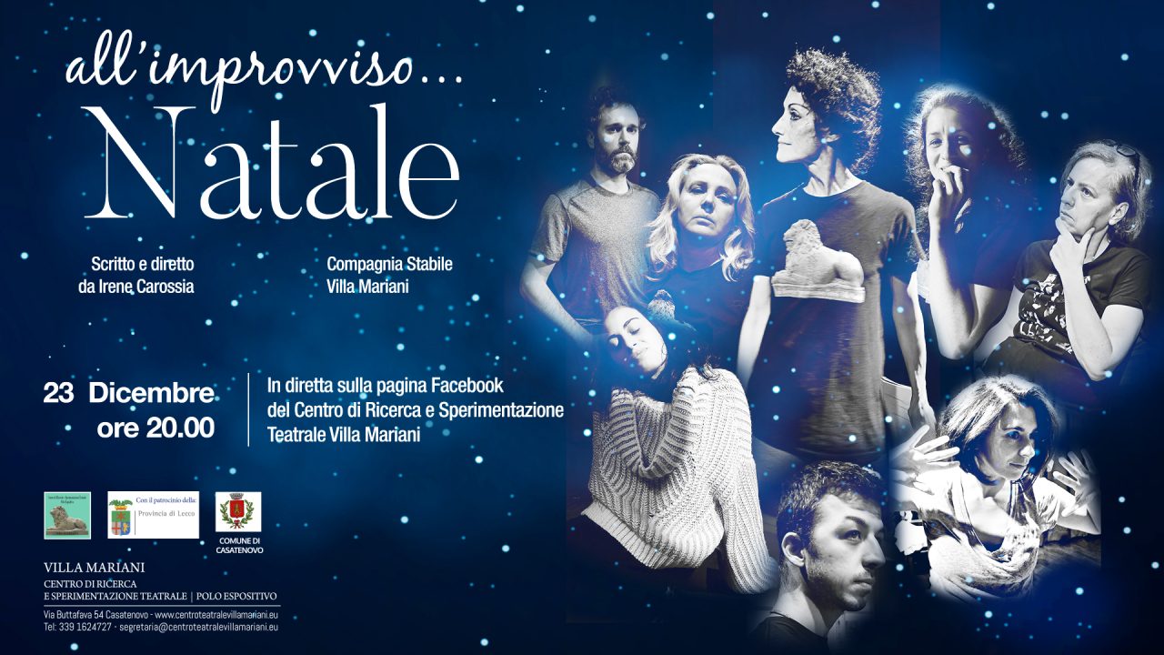 “All’improvviso…Natale!”: uno spettacolo in streaming a Villa Mariani