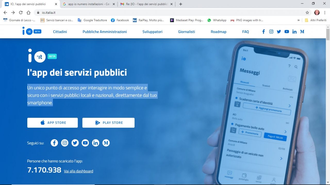 App IO, noi ci abbiamo provato oggi… funzionerà? FOTO