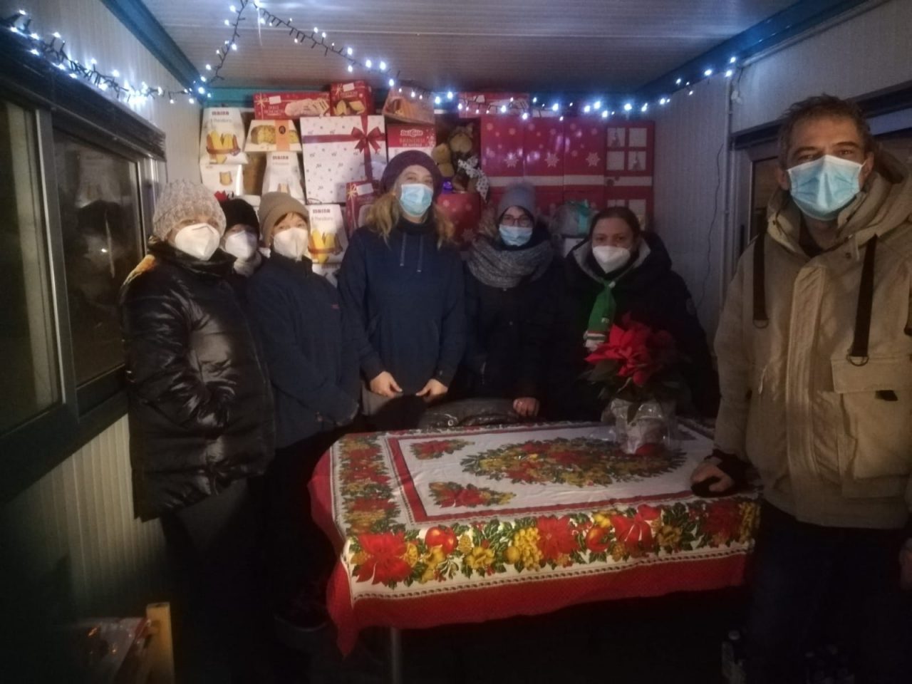 Natale in presidio per gli operai della Voss FOTO E VIDEO