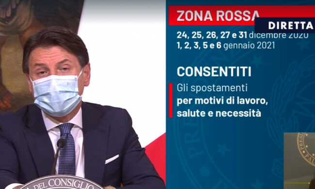 Decreto di Natale,  ora è ufficiale: ecco tutte le regole, tra zona rossa e zona arancione VIDEO