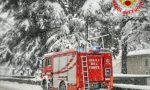 Neve e disagi, giornata di superlavoro per Vigili del fuoco e soccorritori FOTO