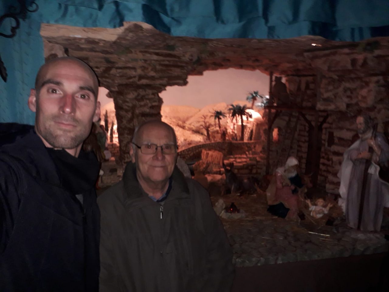 Un grande presepe nel battistero di Cremella