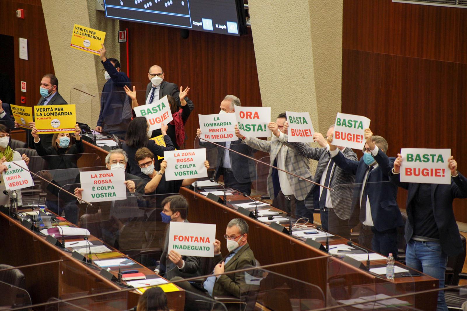 Protesta PD Consiglio regionale 26 gennaio 2021 - 2