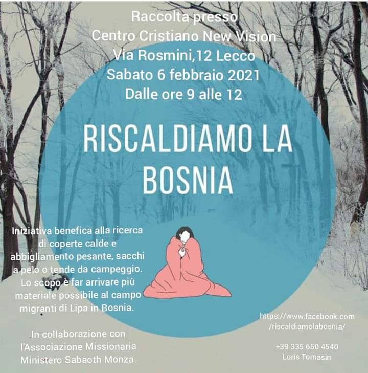 Brivio: via all’iniziativa benefica “Riscaldiamo la Bosnia”
