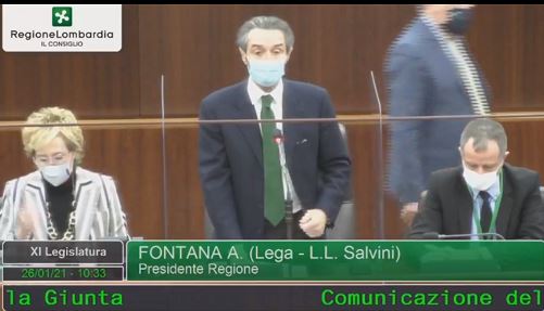 Lombardia zona rossa, Fontana in Consiglio: “I nostri dati erano corretti”